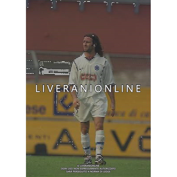 15-09-1999 COMO-COPPA ITALIA COMO NAPOLI 1-2 NELLA FOTO STEFAN SCHWOCH AG ALDO LIVERANI SAS