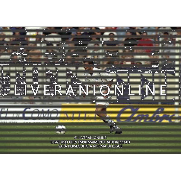 15-09-1999 COMO-COPPA ITALIA COMO NAPOLI 1-2 NELLA FOTO ROBERTO GORETTI AG ALDO LIVERANI SAS