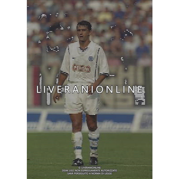 15-09-1999 COMO-COPPA ITALIA COMO NAPOLI 1-2 NELLA FOTO GIOVANNI LOPEZ AG ALDO LIVERANI SAS