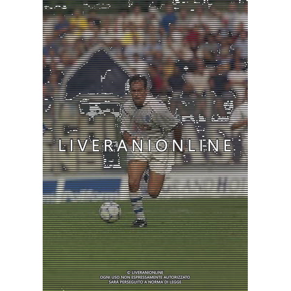 15-09-1999 COMO-COPPA ITALIA COMO NAPOLI 1-2 NELLA FOTO GENNARO SCARLATO AG ALDO LIVERANI SAS