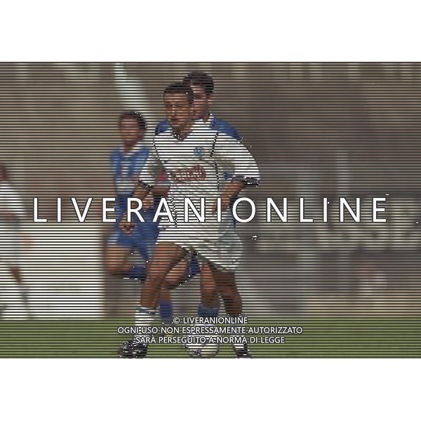 15-09-1999 COMO-COPPA ITALIA COMO NAPOLI 1-2 NELLA FOTO ANSELMO ROBBIATI AG ALDO LIVERANI SAS