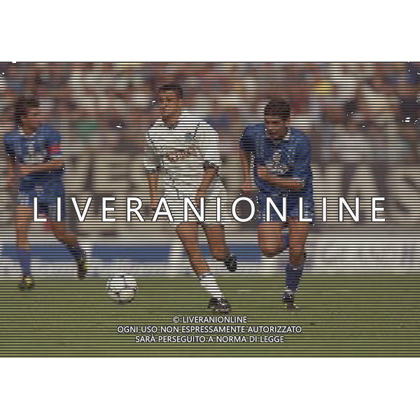 15-09-1999 COMO-COPPA ITALIA COMO NAPOLI 1-2 NELLA FOTO ANSELMO ROBBIATI AG ALDO LIVERANI SAS