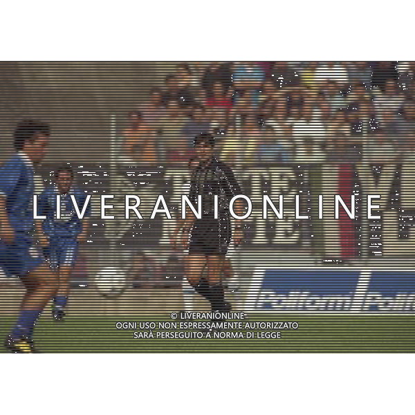15-09-1999 COMO-COPPA ITALIA COMO NAPOLI 1-2 NELLA FOTO ARBITRO ALFREDO TRENTALANGE AG ALDO LIVERANI SAS
