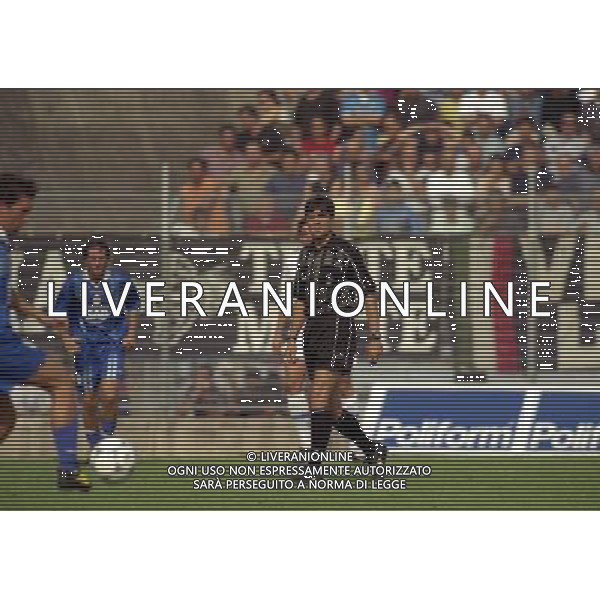 15-09-1999 COMO-COPPA ITALIA COMO NAPOLI 1-2 NELLA FOTO ARBITRO ALFREDO TRENTALANGE AG ALDO LIVERANI SAS