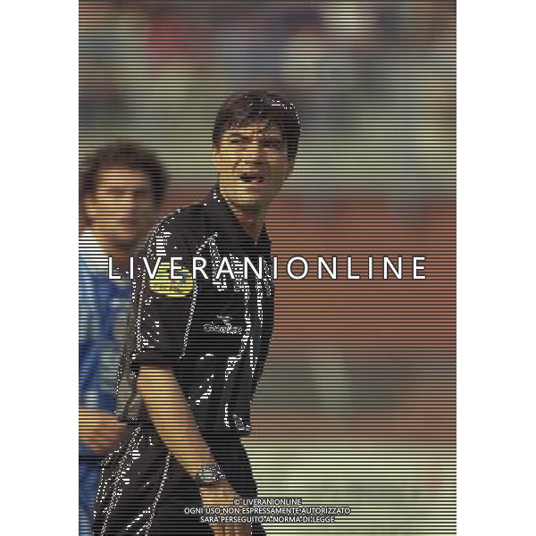 15-09-1999 COMO-COPPA ITALIA COMO NAPOLI 1-2 NELLA FOTO ARBITRO ALFREDO TRENTALANGE AG ALDO LIVERANI SAS
