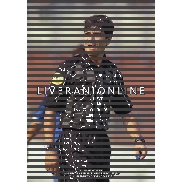 15-09-1999 COMO-COPPA ITALIA COMO NAPOLI 1-2 NELLA FOTO ARBITRO ALFREDO TRENTALANGE AG ALDO LIVERANI SAS