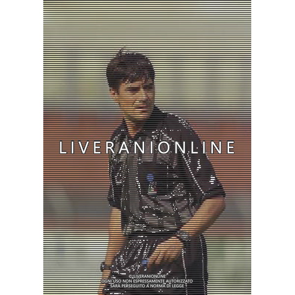 15-09-1999 COMO-COPPA ITALIA COMO NAPOLI 1-2 NELLA FOTO ARBITRO ALFREDO TRENTALANGE AG ALDO LIVERANI SAS