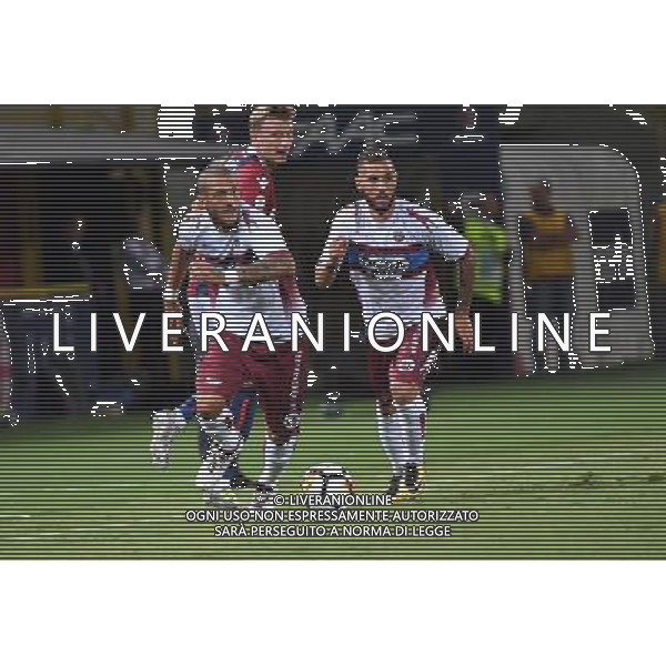 Bologna - Cittadella Coppa Italia Tim Cup 12 agosto 2017 nella foto Gianluca Litteri e Manuel Iori ©Optimafoto/AGENZIA ALDO LIVERANI SAS
