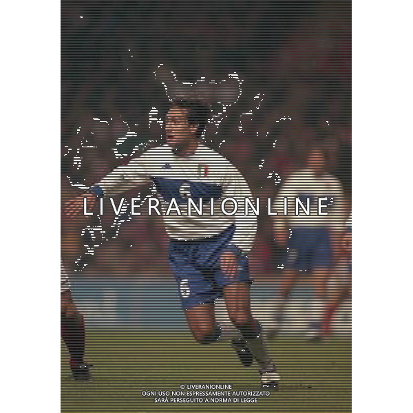 27-03-1999 COPENAGHEN-QUALIFICAZIONI EUROPEI PARKEN STADIUM DANIMARCA ITALIA 1-2 NELLA FOTO ALESSANDRO NESTA AG ALDO LIVERANI SAS 