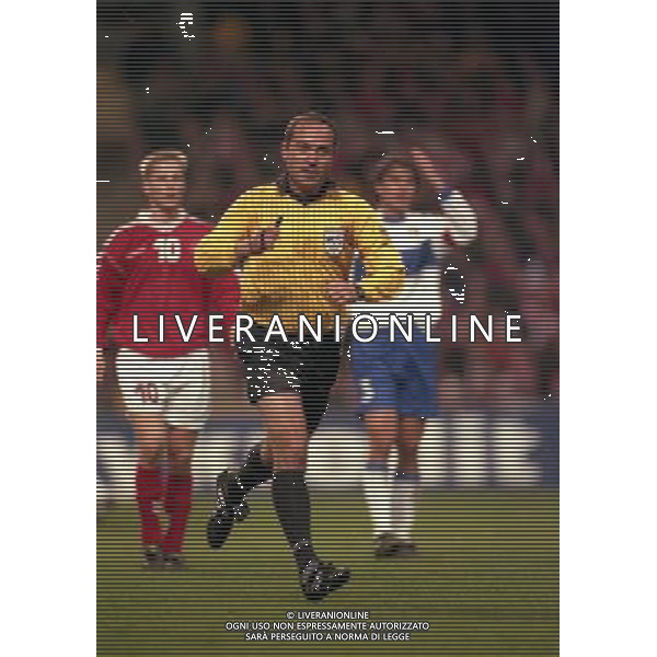 27-03-1999 COPENAGHEN-QUALIFICAZIONI EUROPEI PARKEN STADIUM DANIMARCA ITALIA 1-2 NELLA FOTO ARBITRO LOPEZ NIETO AG ALDO LIVERANI SAS 