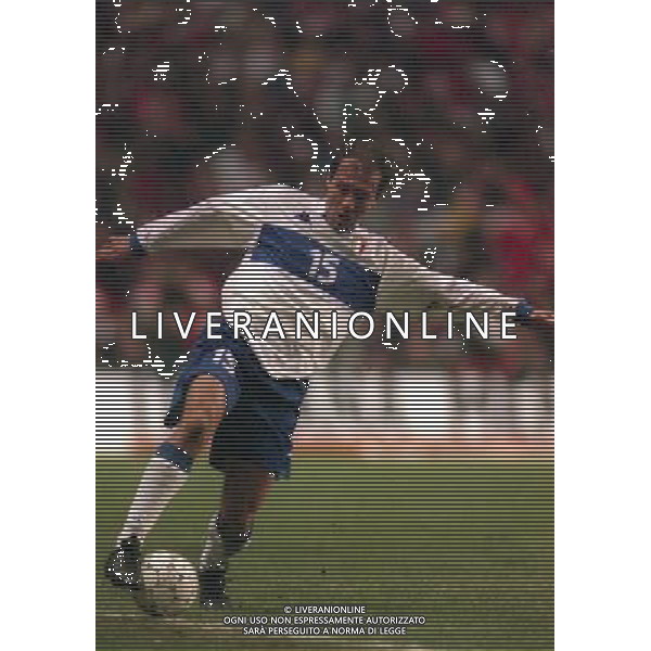 27-03-1999 COPENAGHEN-QUALIFICAZIONI EUROPEI PARKEN STADIUM DANIMARCA ITALIA 1-2 NELLA FOTO ANTONIO CONTE AG ALDO LIVERANI SAS 