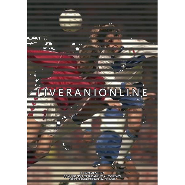 27-03-1999 COPENAGHEN-QUALIFICAZIONI EUROPEI PARKEN STADIUM DANIMARCA ITALIA 1-2 NELLA FOTO FABIO CANNAVARO AG ALDO LIVERANI SAS 