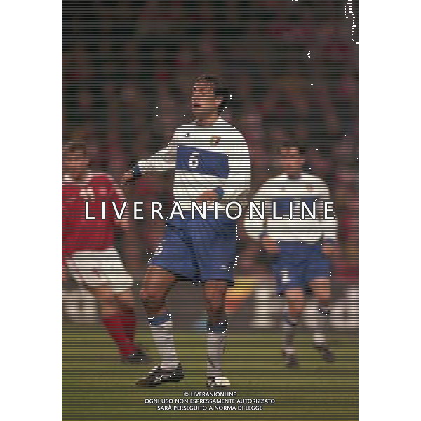 27-03-1999 COPENAGHEN-QUALIFICAZIONI EUROPEI PARKEN STADIUM DANIMARCA ITALIA 1-2 NELLA FOTO ALESSANDRO NESTA AG ALDO LIVERANI SAS