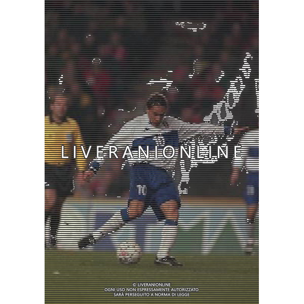 27-03-1999 COPENAGHEN-QUALIFICAZIONI EUROPEI PARKEN STADIUM DANIMARCA ITALIA 1-2 NELLA FOTO ENRICO CHIESA AG ALDO LIVERANI SAS 