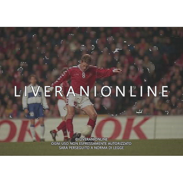 27-03-1999 COPENAGHEN-QUALIFICAZIONI EUROPEI PARKEN STADIUM DANIMARCA ITALIA 1-2 NELLA FOTO CLAUS THOMASEN AG ALDO LIVERANI SAS 