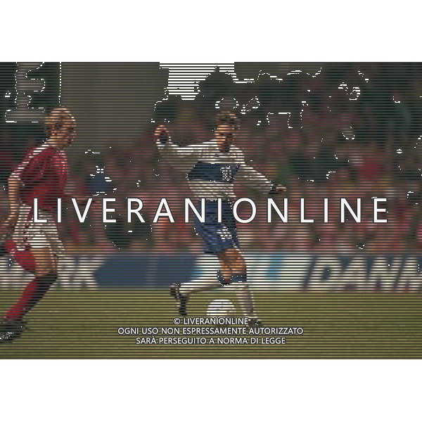 27-03-1999 COPENAGHEN-QUALIFICAZIONI EUROPEI PARKEN STADIUM DANIMARCA ITALIA 1-2 NELLA FOTO ENRICO CHIESA AG ALDO LIVERANI SAS 