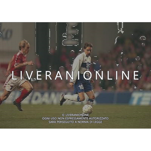 27-03-1999 COPENAGHEN-QUALIFICAZIONI EUROPEI PARKEN STADIUM DANIMARCA ITALIA 1-2 NELLA FOTO ENRICO CHIESA AG ALDO LIVERANI SAS 