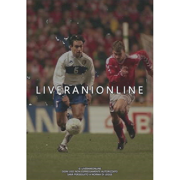 27-03-1999 COPENAGHEN-QUALIFICAZIONI EUROPEI PARKEN STADIUM DANIMARCA ITALIA 1-2 NELLA FOTO ALESSANDRO NESTA AG ALDO LIVERANI SAS 