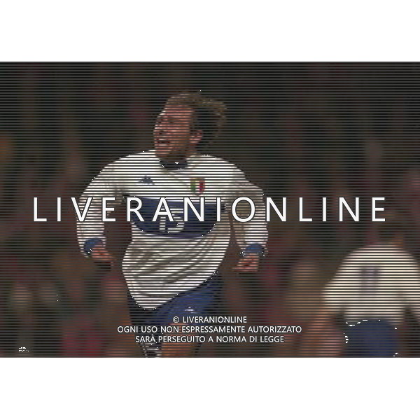 27-03-1999 COPENAGHEN-QUALIFICAZIONI EUROPEI PARKEN STADIUM DANIMARCA ITALIA 1-2 NELLA FOTO ANTONIO CONTE AG ALDO LIVERANI SAS