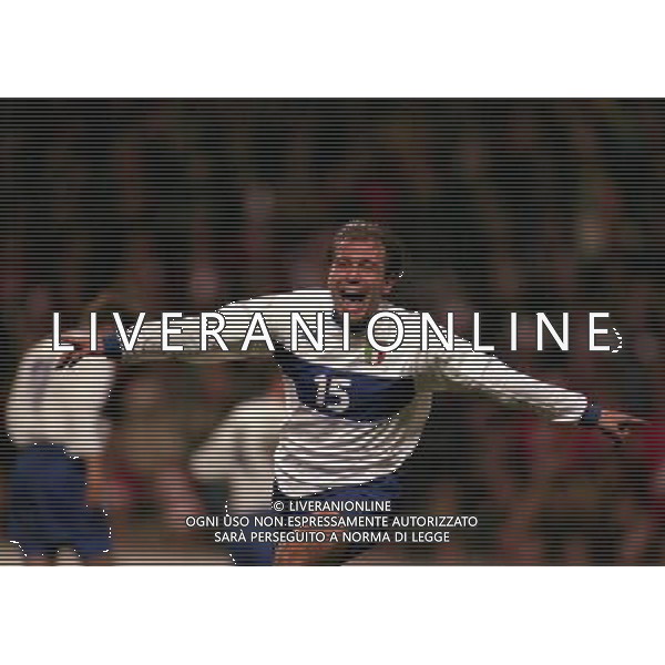 27-03-1999 COPENAGHEN-QUALIFICAZIONI EUROPEI PARKEN STADIUM DANIMARCA ITALIA 1-2 NELLA FOTO ANTONIO CONTE AG ALDO LIVERANI SAS