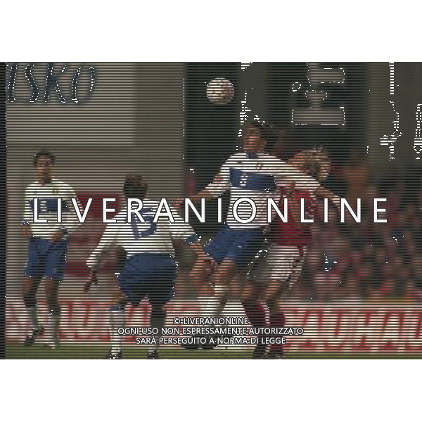 27-03-1999 COPENAGHEN-QUALIFICAZIONI EUROPEI PARKEN STADIUM DANIMARCA ITALIA 1-2 NELLA FOTO DINO BAGGIO AG ALDO LIVERANI SAS 