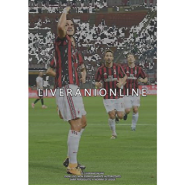 UEFA Europa League 2017/2018 Playoff Andata Milano - 17.03.2017 Milan-Shkendija Nella Foto:andre silva esulta /Ph.Vitez-Ag. Aldo Liverani