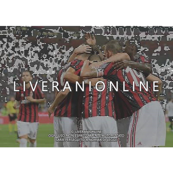 UEFA Europa League 2017/2018 Playoff Andata Milano - 17.03.2017 Milan-Shkendija Nella Foto:andre silva esulta /Ph.Vitez-Ag. Aldo Liverani