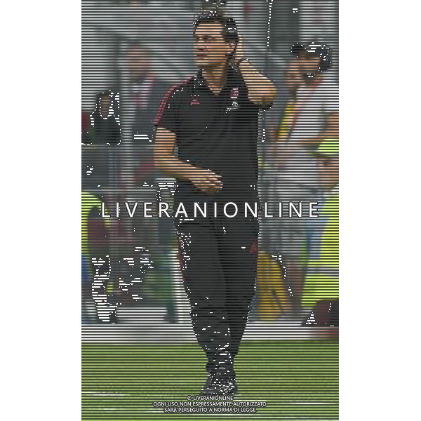 UEFA Europa League 2017/2018 Playoff Andata Milano - 17.03.2017 Milan-Shkendija Nella Foto:montella /Ph.Vitez-Ag. Aldo Liverani