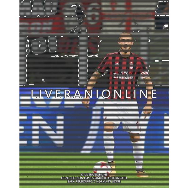 UEFA Europa League 2017/2018 Playoff Andata Milano - 17.03.2017 Milan-Shkendija Nella Foto:bonucci /Ph.Vitez-Ag. Aldo Liverani