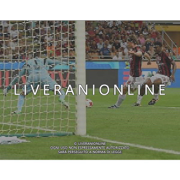 UEFA Europa League 2017/2018 Playoff Andata Milano - 17.03.2017 Milan-Shkendija Nella Foto:montolivo gol /Ph.Vitez-Ag. Aldo Liverani