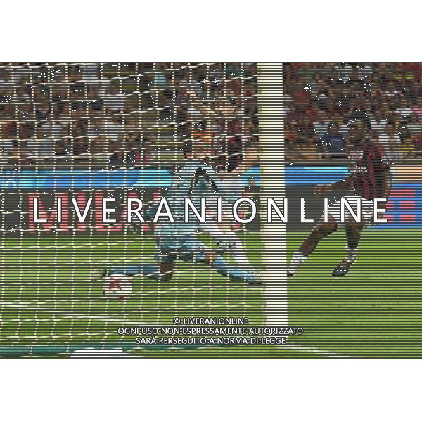 UEFA Europa League 2017/2018 Playoff Andata Milano - 17.03.2017 Milan-Shkendija Nella Foto:montolivo gol /Ph.Vitez-Ag. Aldo Liverani