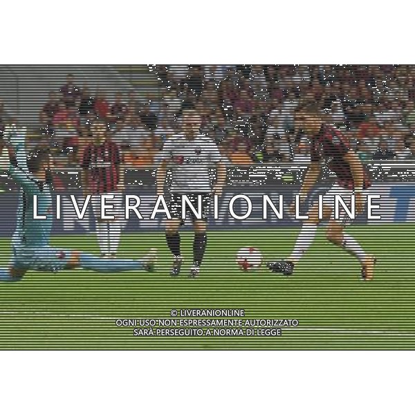 UEFA Europa League 2017/2018 Playoff Andata Milano - 17.03.2017 Milan-Shkendija Nella Foto:andre silva secondo gol /Ph.Vitez-Ag. Aldo Liverani