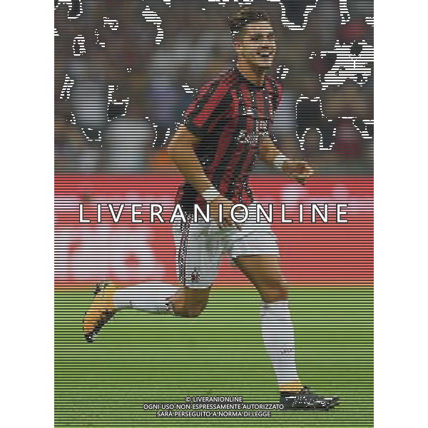 UEFA Europa League 2017/2018 Playoff Andata Milano - 17.03.2017 Milan-Shkendija Nella Foto:Andre Silva /Ph.Vitez-Ag. Aldo Liverani