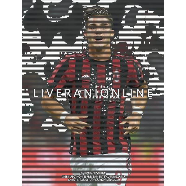 UEFA Europa League 2017/2018 Playoff Andata Milano - 17.03.2017 Milan-Shkendija Nella Foto:Andre Silva /Ph.Vitez-Ag. Aldo Liverani