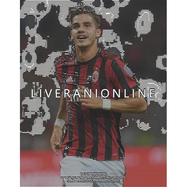 UEFA Europa League 2017/2018 Playoff Andata Milano - 17.03.2017 Milan-Shkendija Nella Foto:Andre Silva /Ph.Vitez-Ag. Aldo Liverani