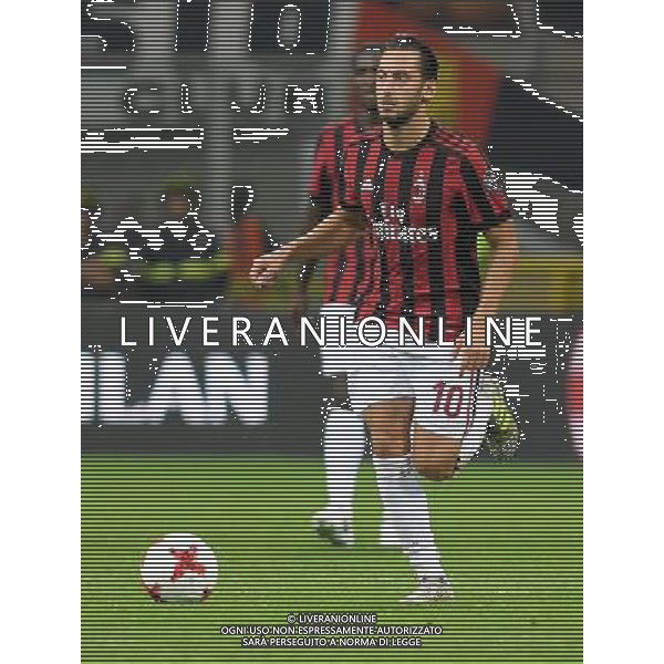 UEFA Europa League 2017/2018 Playoff Andata Milano - 17.03.2017 Milan-Shkendija Nella Foto:Calhanoglu Hakan /Ph.Vitez-Ag. Aldo Liverani