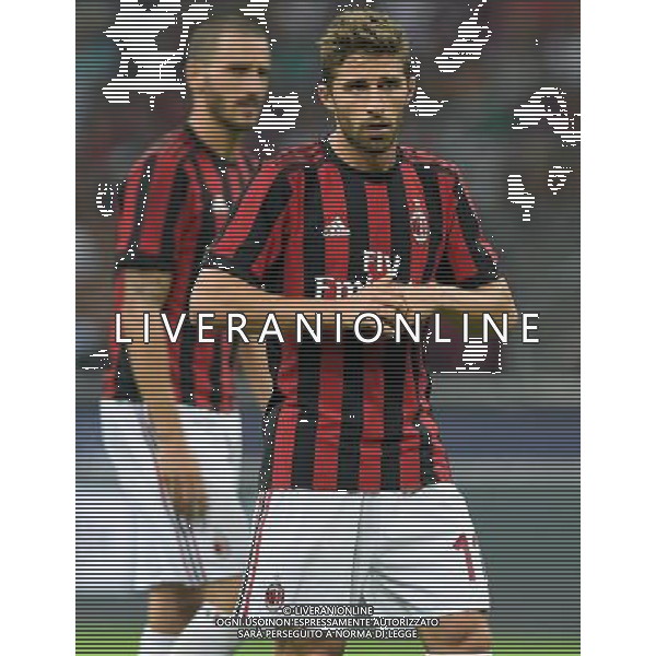 UEFA Europa League 2017/2018 Playoff Andata Milano - 17.03.2017 Milan-Shkendija Nella Foto:Borini Fabio /Ph.Vitez-Ag. Aldo Liverani