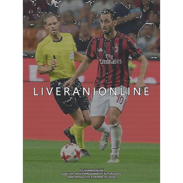 UEFA Europa League 2017/2018 Playoff Andata Milano - 17.03.2017 Milan-Shkendija Nella Foto:Calhanoglu Hakan /Ph.Vitez-Ag. Aldo Liverani