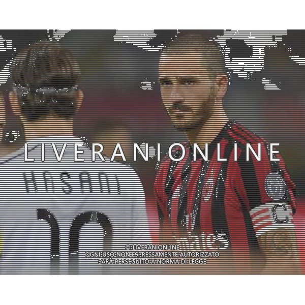 UEFA Europa League 2017/2018 Playoff Andata Milano - 17.03.2017 Milan-Shkendija Nella Foto:Bonucci Leonardo /Ph.Vitez-Ag. Aldo Liverani