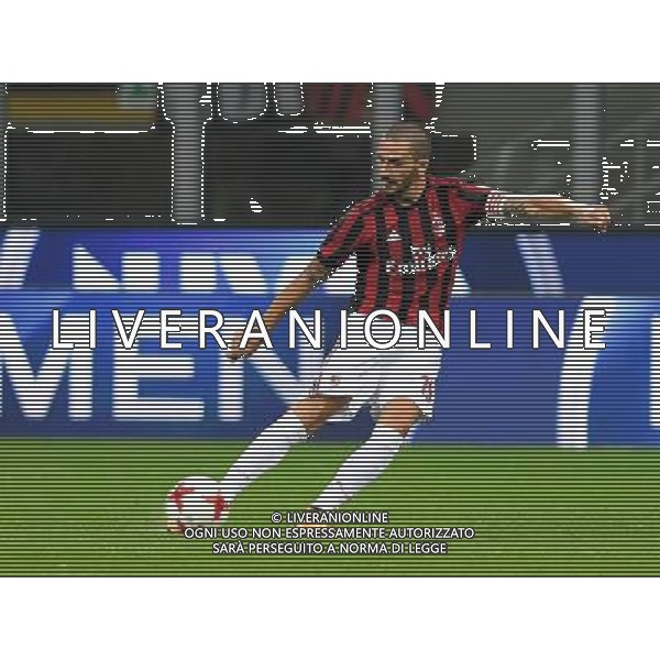 UEFA Europa League 2017/2018 Playoff Andata Milano - 17.03.2017 Milan-Shkendija Nella Foto:Bonucci Leonardo /Ph.Vitez-Ag. Aldo Liverani