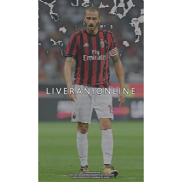 UEFA Europa League 2017/2018 Playoff Andata Milano - 17.03.2017 Milan-Shkendija Nella Foto:Bonucci Leonardo /Ph.Vitez-Ag. Aldo Liverani