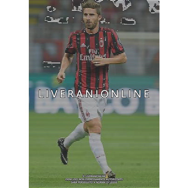 UEFA Europa League 2017/2018 Playoff Andata Milano - 17.03.2017 Milan-Shkendija Nella Foto:Borini Fabio /Ph.Vitez-Ag. Aldo Liverani
