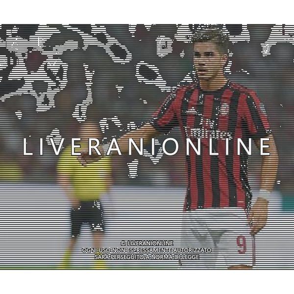 UEFA Europa League 2017/2018 Playoff Andata Milano - 17.03.2017 Milan-Shkendija Nella Foto:Andre Silva /Ph.Vitez-Ag. Aldo Liverani