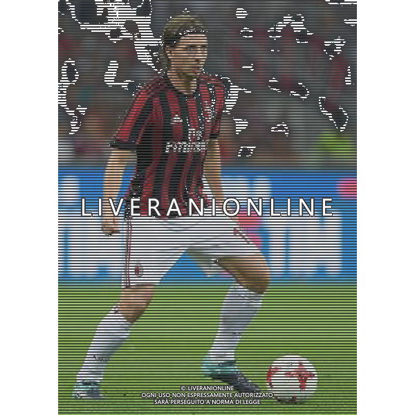 UEFA Europa League 2017/2018 Playoff Andata Milano - 17.03.2017 Milan-Shkendija Nella Foto:Montolivo Riccardo /Ph.Vitez-Ag. Aldo Liverani