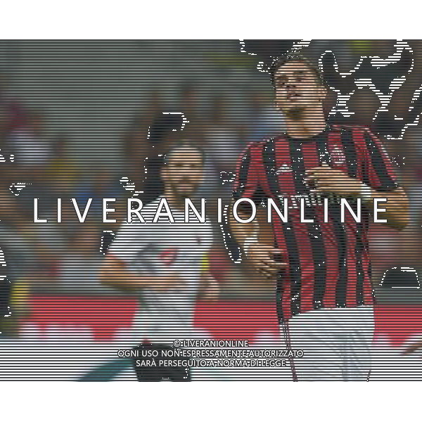 UEFA Europa League 2017/2018 Playoff Andata Milano - 17.03.2017 Milan-Shkendija Nella Foto:Andre Silva /Ph.Vitez-Ag. Aldo Liverani
