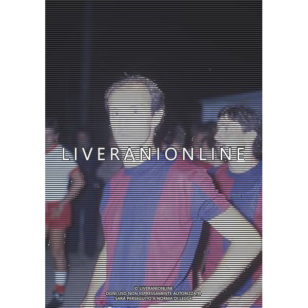 RETROSPETTIVA ADELMO PARIS CALCIATORE NELLA FOTO ADELMO PARIS CON LA MAGLIA DEL BOLOGNA AG ALDO LIVERANI SAS