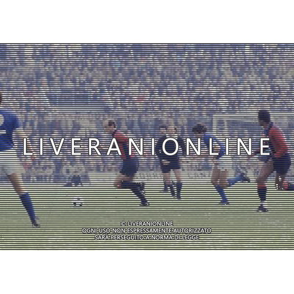 RETROSPETTIVA ADELMO PARIS CALCIATORE NELLA FOTO ADELMO PARIS CON LA MAGLIA DEL BOLOGNA AG ALDO LIVERANI SAS