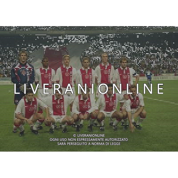21-10-1997 AMSTERDAM- COPPA UEFA AJAX UDINESE 1-0 NELLA FOTO FORMAZIONE AJAX AG ALDO LIVERANI SAS