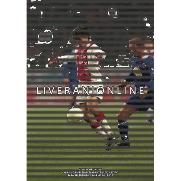 21-10-1997 AMSTERDAM- COPPA UEFA AJAX UDINESE 1-0 NELLA FOTO DANI AG ALDO LIVERANI SAS