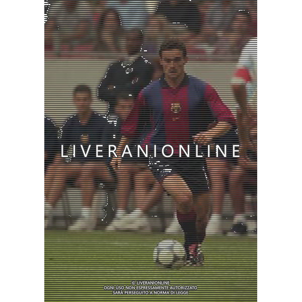 TORNEO DI AMSTERDAM 2000-2001 BARCELLONA LAZIO NELLA FOTO MARC OVERMARS AG ALDO LIVERANI SAS